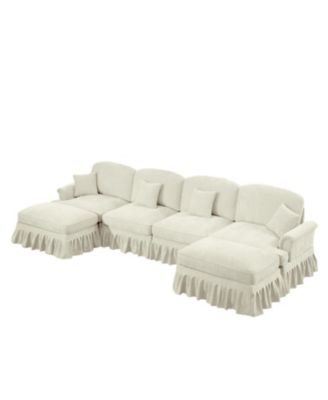 Streamdale Classic U-Shape Sectional Sofa with Ottomans