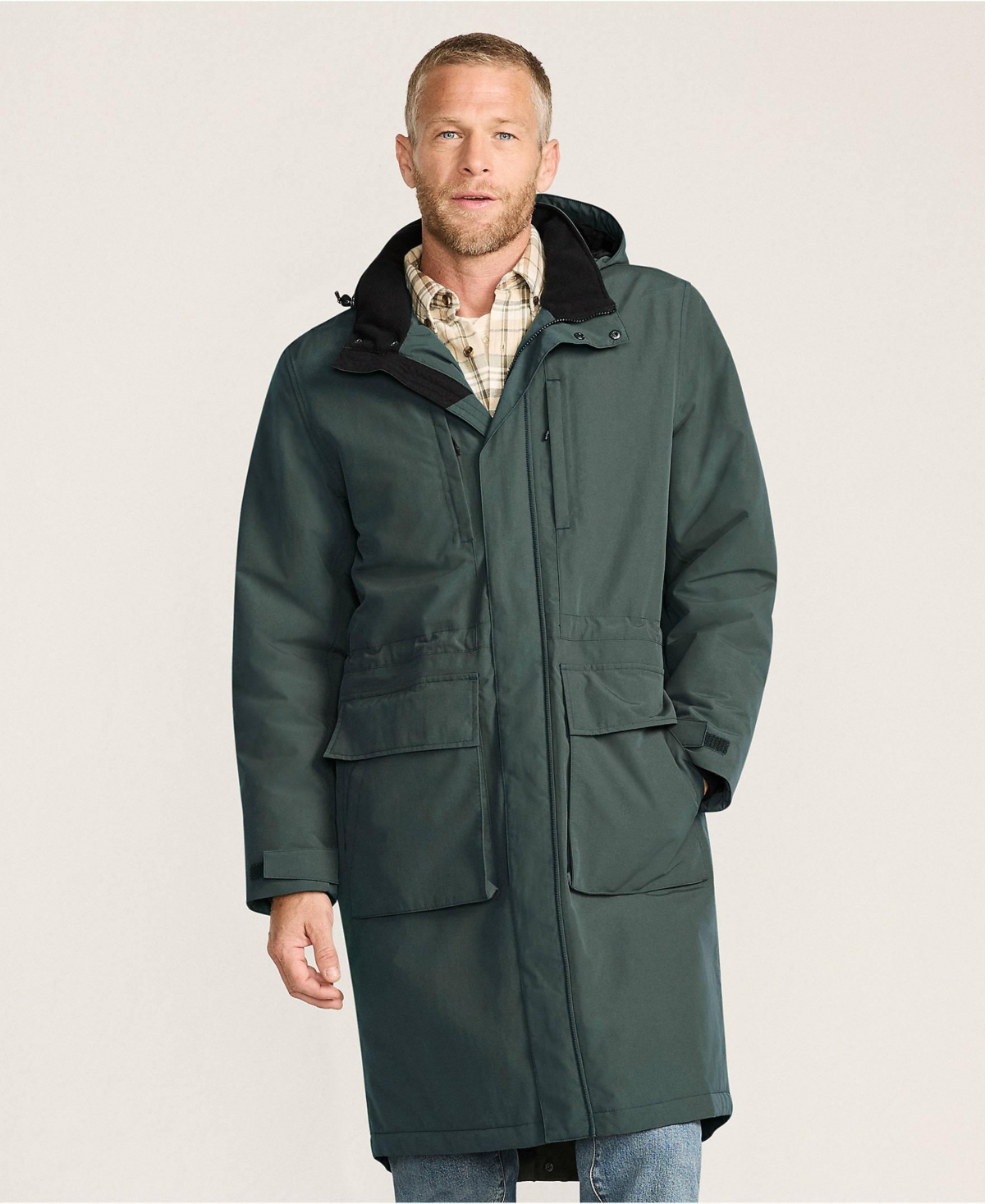 Lands' End Men's Squall Waterproof Insulated Winter Stadium Coat