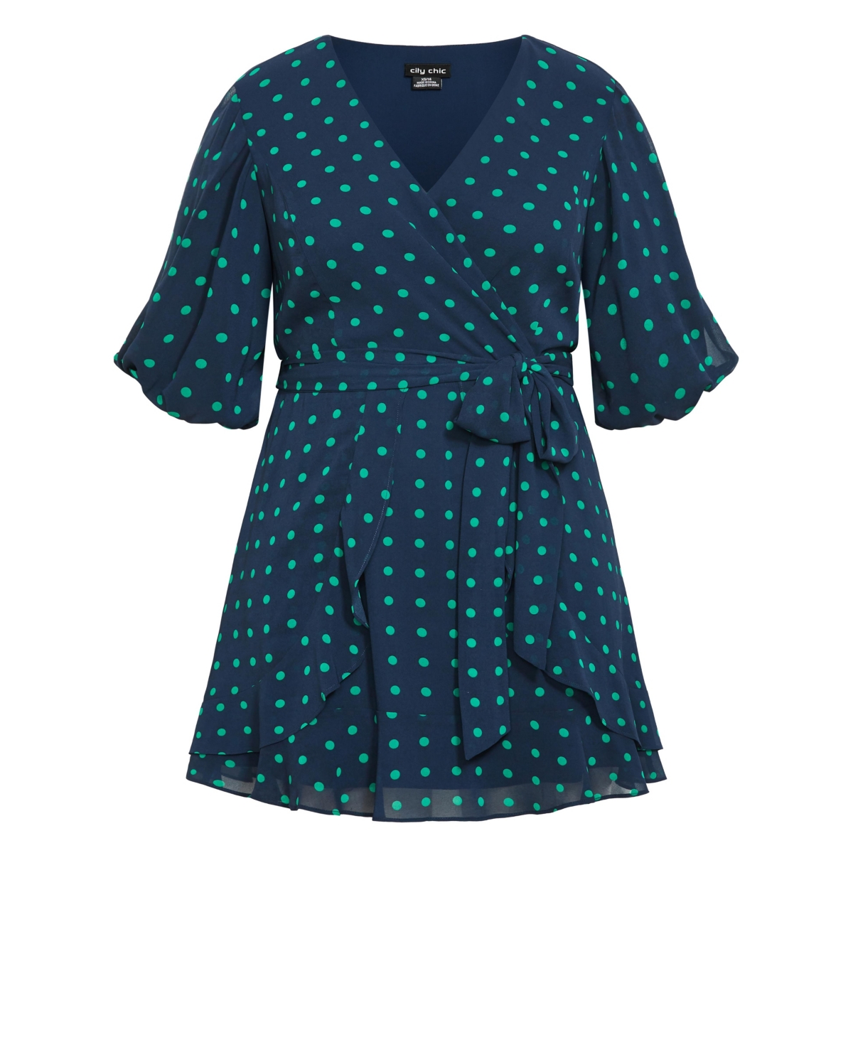 City Chic Plus Keily Print Dress