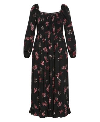 Plus Size Cassie Floral Maxi Dress