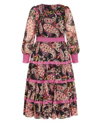 Plus Size Gwendolyn Print Dress