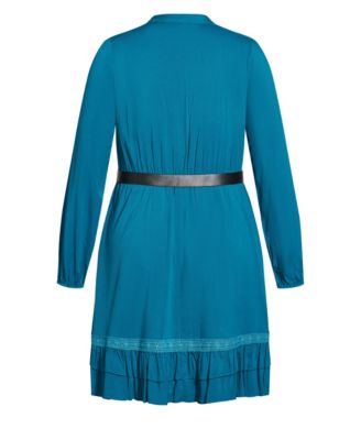 Women's Plus Size Precious Tie Dress