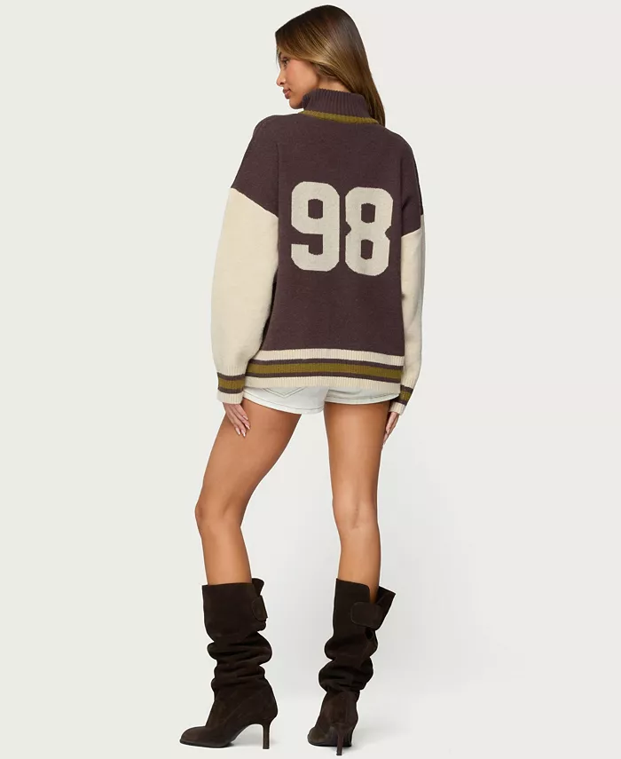 Women's 98 Varsity Zip Up Sweater - thumbnail 8