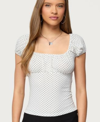 Women's Stefania Polka Dot Top