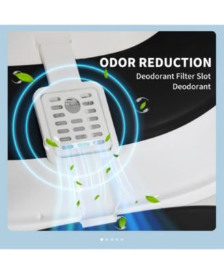 Foldable Cat Litter Box with Lid & High Sides - Dual Entry,Easy Clean, Includes Air Freshener,White & Black