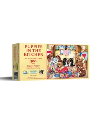 Puppies in the Kitchen 300 piece Jigsaw Puzzle for Adults