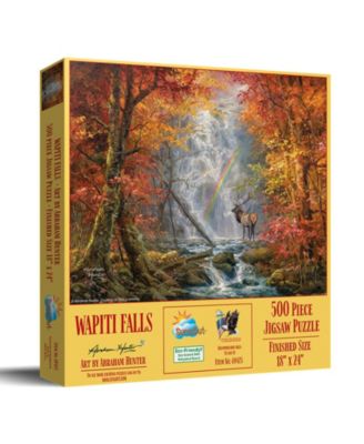 Wapiti Falls 500 piece Jigsaw Puzzle for Adults