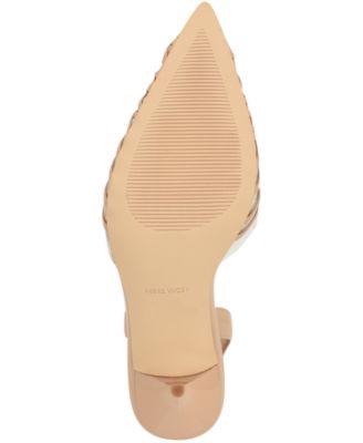 Women's Pemma Woven Slingback Stiletto Pumps