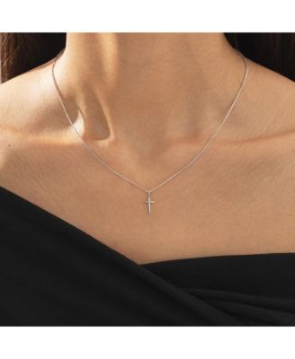 14k Gold Plated Marielle Mini Cross Necklace Holiday Gift Idea.