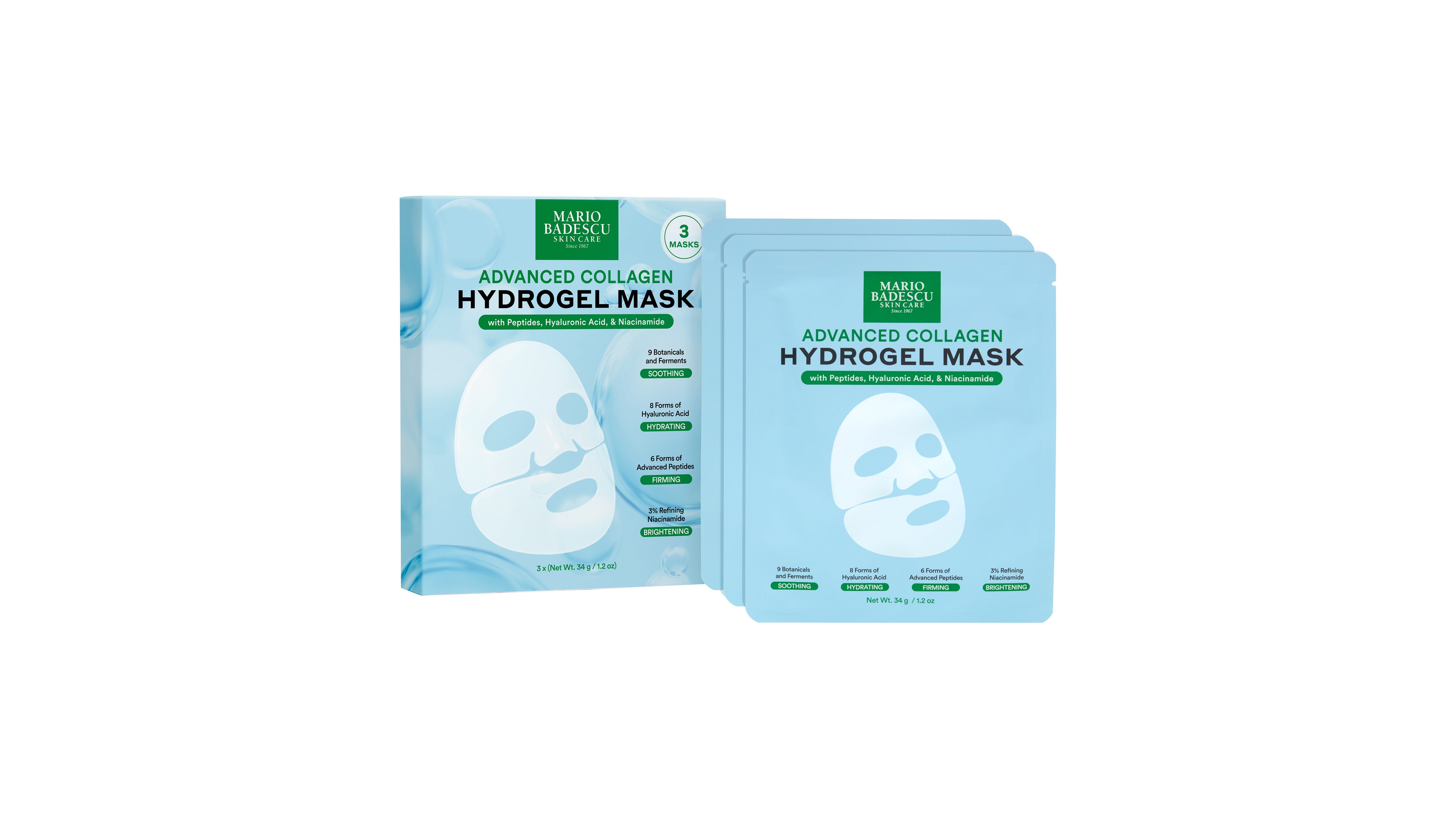 Mario Badescu 3-Pack Advanced Collagen Face Mask