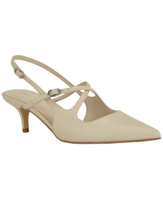 Women's Vierra Strappy Slingback Kitten Heel Pumps