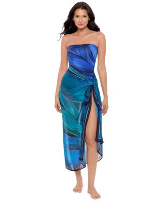 Women's Maldiva Pareo Pull-On Cover-Up Skirt
