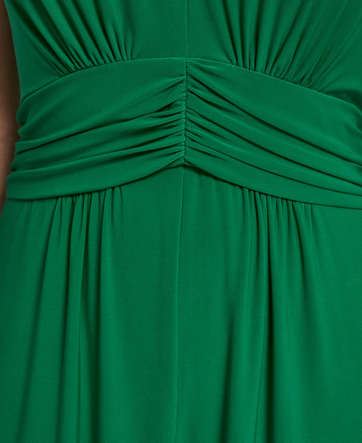 Vince Camuto Women's Shirred Front V-Neck Jumpsuit