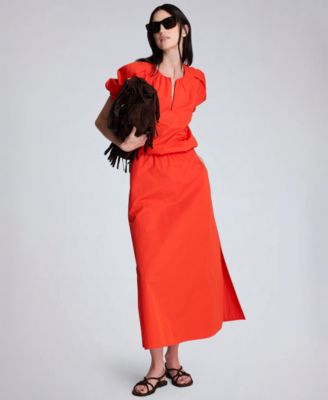 Women's Elastic Hem Pull-On Cropped Blouse