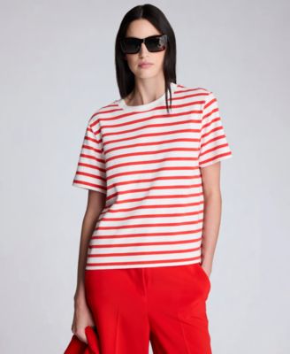 Women's Striped Crewneck T-Shirt