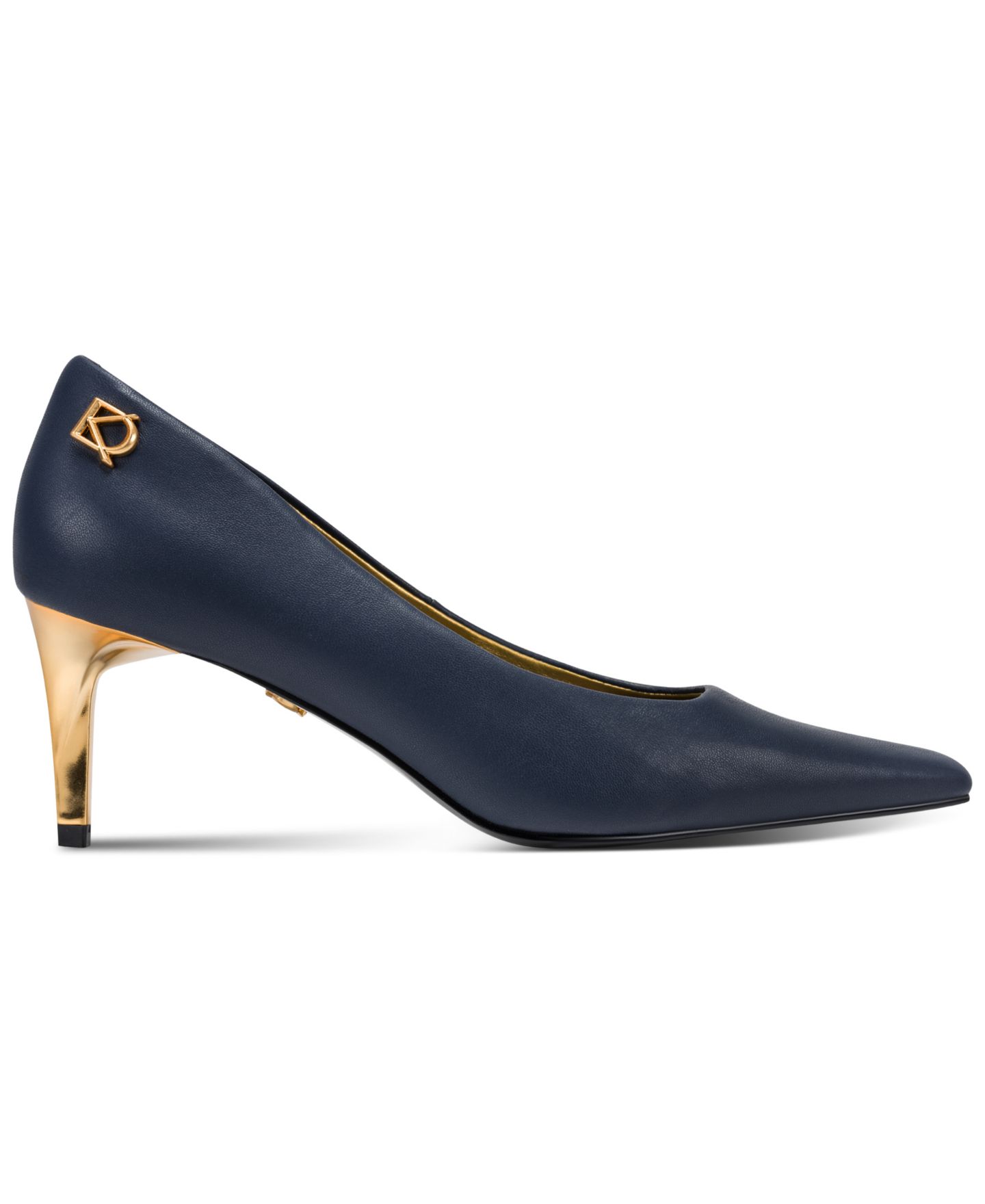 Женские туфли Donna Karan New York Savita Mid Stiletto Heel Pumps, цвет: Тёмно-синий — фото 2