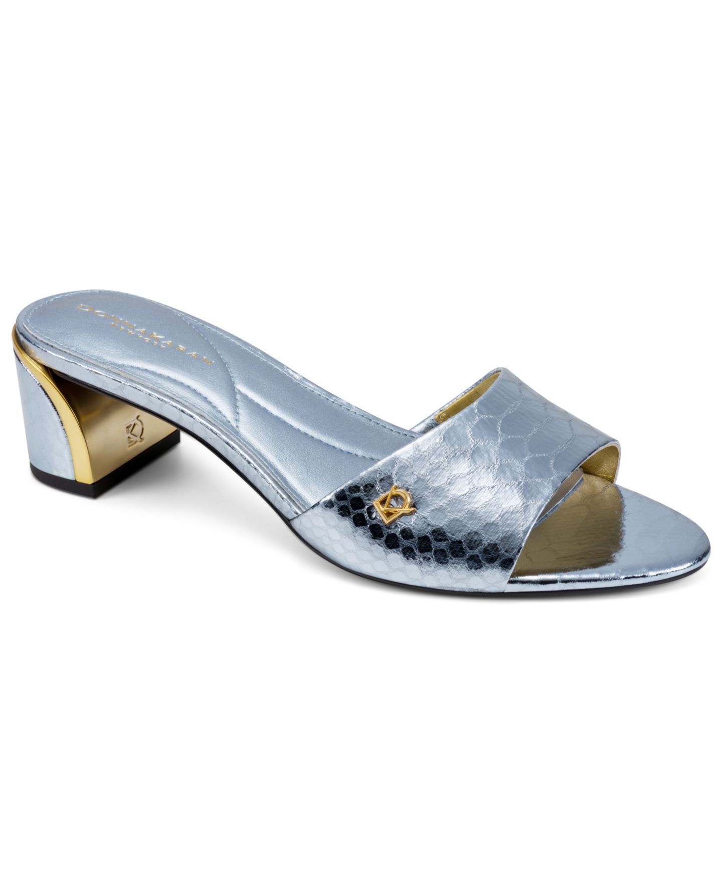 Женские сандалии Donna Karan New York Sangria Heeled Dress Sandals, цвет: Celeste — фото 1