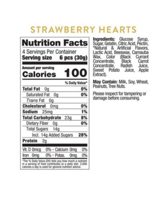 Valentine's Day Sweet Heart Strawberry Hearts Candy Cube Kit, 3 Pieces