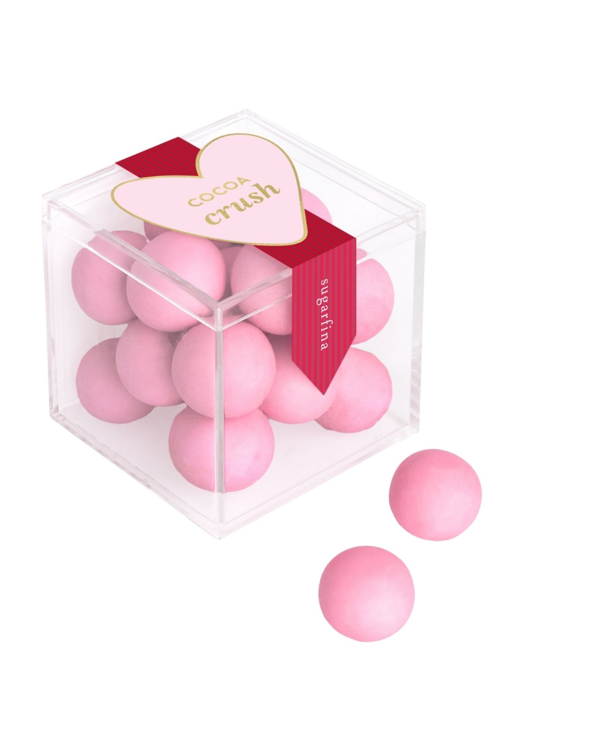 Sugarfina Valentine's Day Cocoa Crush Pink Brownie Bites Cube Kit, 3 Pieces