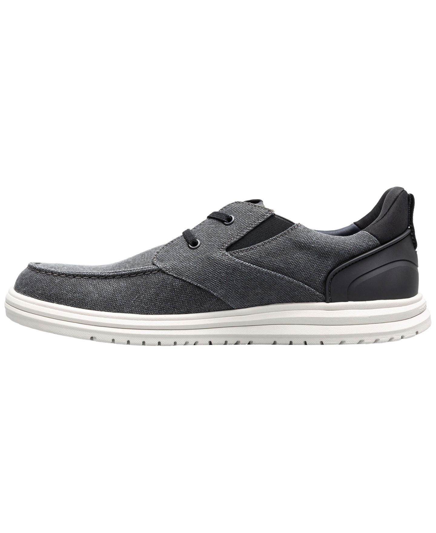 Мужские туфли Nunn Bush Brew City Moc-Toe Oxford, цвет: Чёрный разноцветный — фото 7
