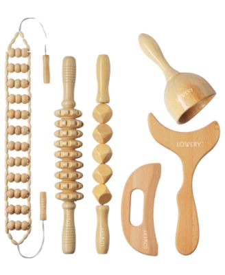6-Pc. Wooden Massage Tool Kit