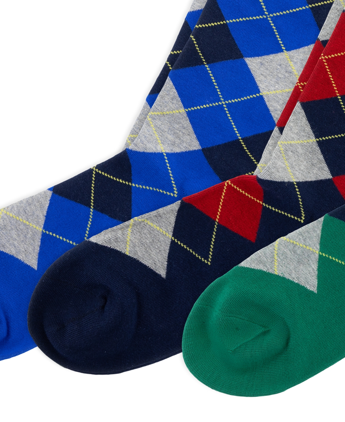 Polo Ralph Lauren Men's 3-Pack Argyle Dress Socks