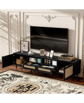 Rattan TV Stand for TVs