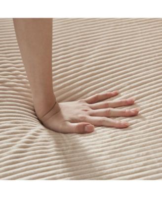 Corduroy 6-Seater Modular Sectional Sofa (Beige)