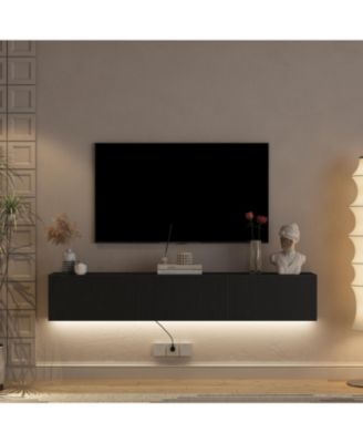 69" MDF Floating Wall Mounted LED TV Stand