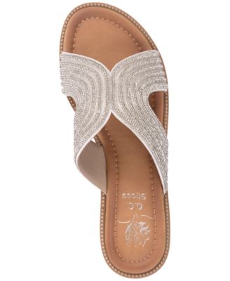 Women's Carline Embellished Flat Sandals