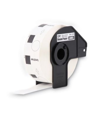 DK1218 0.94 in Dia Die-Cut Round Paper Labels Roll