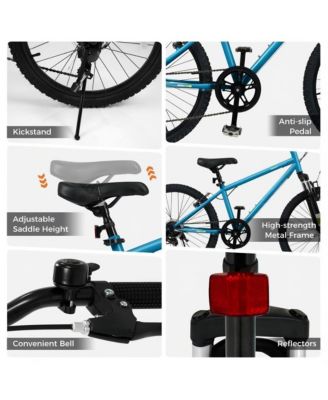 Kids Mountain Bike with Suspension Fork Six Speed Drivetrain and Dual V Brakes