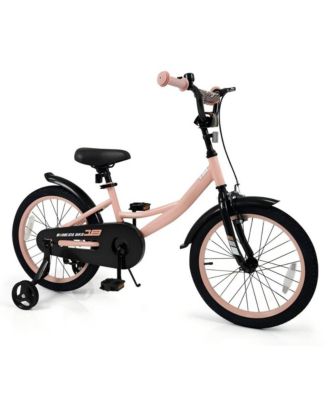 Kids Adjustable Training Bicycle with Dual Brakes and All Terrain Tires