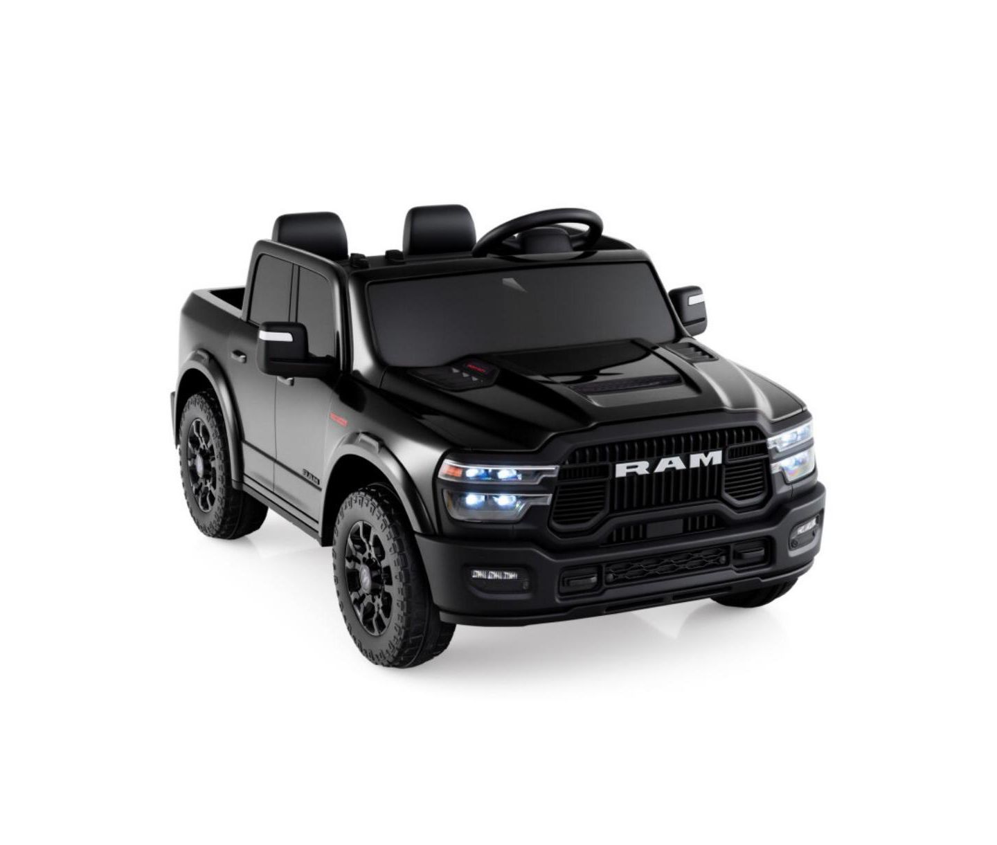 Детская игрушка HONGGE Rebel 24V Two-Seater Ride-On Truck with Remote Control, Ages 3-10, цвет: Чёрный — фото 2