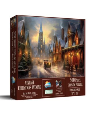 Vintage Christmas Evening 500 piece Jigsaw Puzzle for Adults Christmas