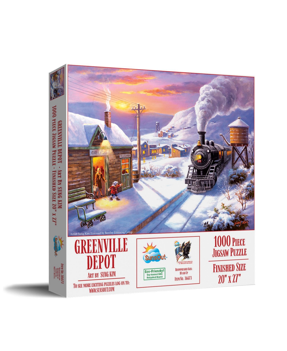 SunsOut Greenville Depot piece Jigsaw Puzzle for Adults