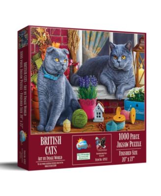 British Cats 1000 piece Jigsaw Puzzle for Adults