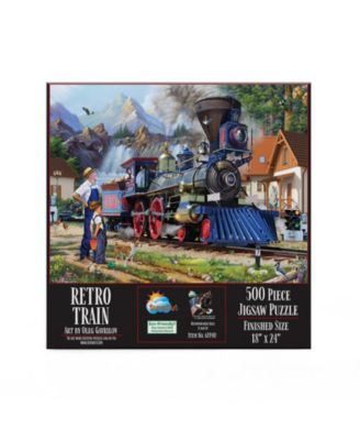 Retro Train 500 piece Jigsaw Puzzle for Adults