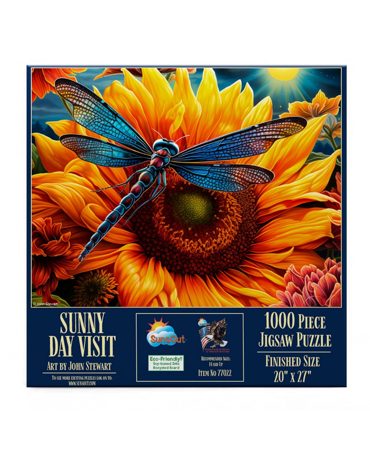 SunsOut Sunny Day Visit 1000 piece Jigsaw Puzzle for Adults