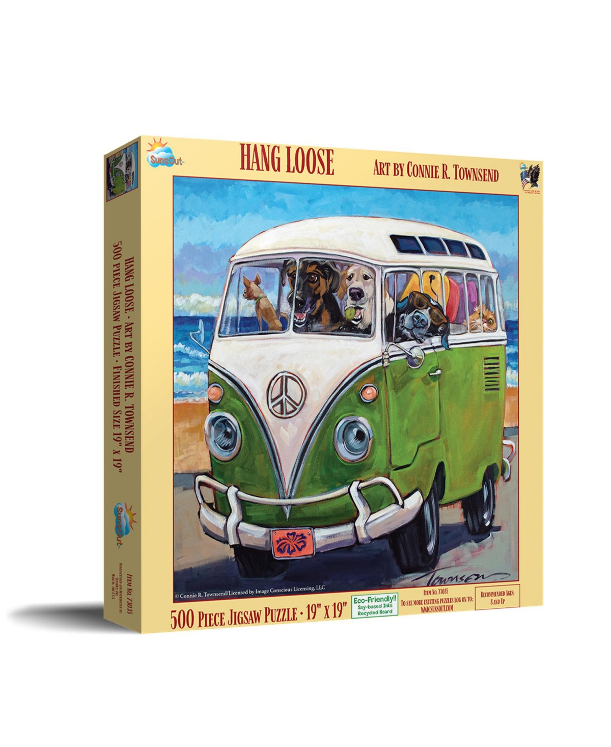 SunsOut Hang Loose 500 piece Jigsaw Puzzle for Adults