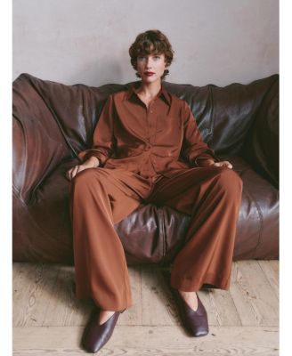 Women's Lya Satin Twill Wide Leg Pants