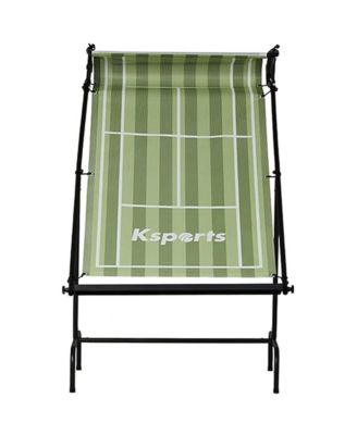Racket Sports Indoor Outdoor Tennis Rebounder Net with Carry Bag, Green