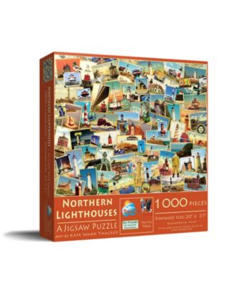 Northern Lighthouses 1000 piece Jigsaw Puzzle for Adults