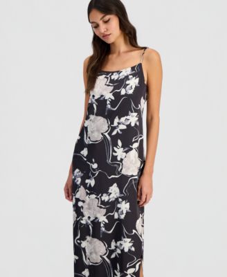 Women's Floral Print Slip Dress