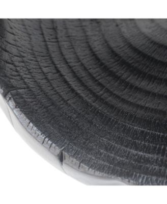 Hollow Side Table, Wood-like texture