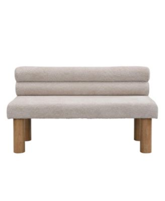 Boucle Ottoman Bench