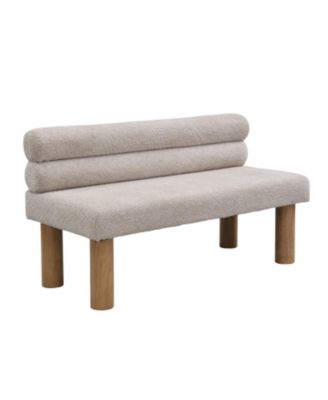Boucle Ottoman Bench