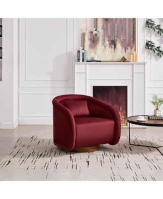 Velvet Swivel Accent Chair