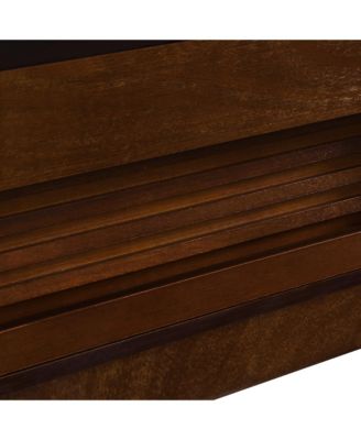  Modern Rectangle Coffee Table with Drawers & Shelves