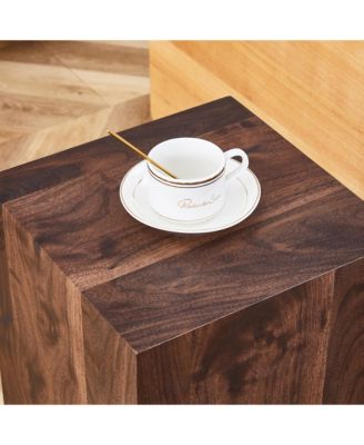 Walnut Wood Grain Coffee Table - Luxurious Design, Living Room Accent